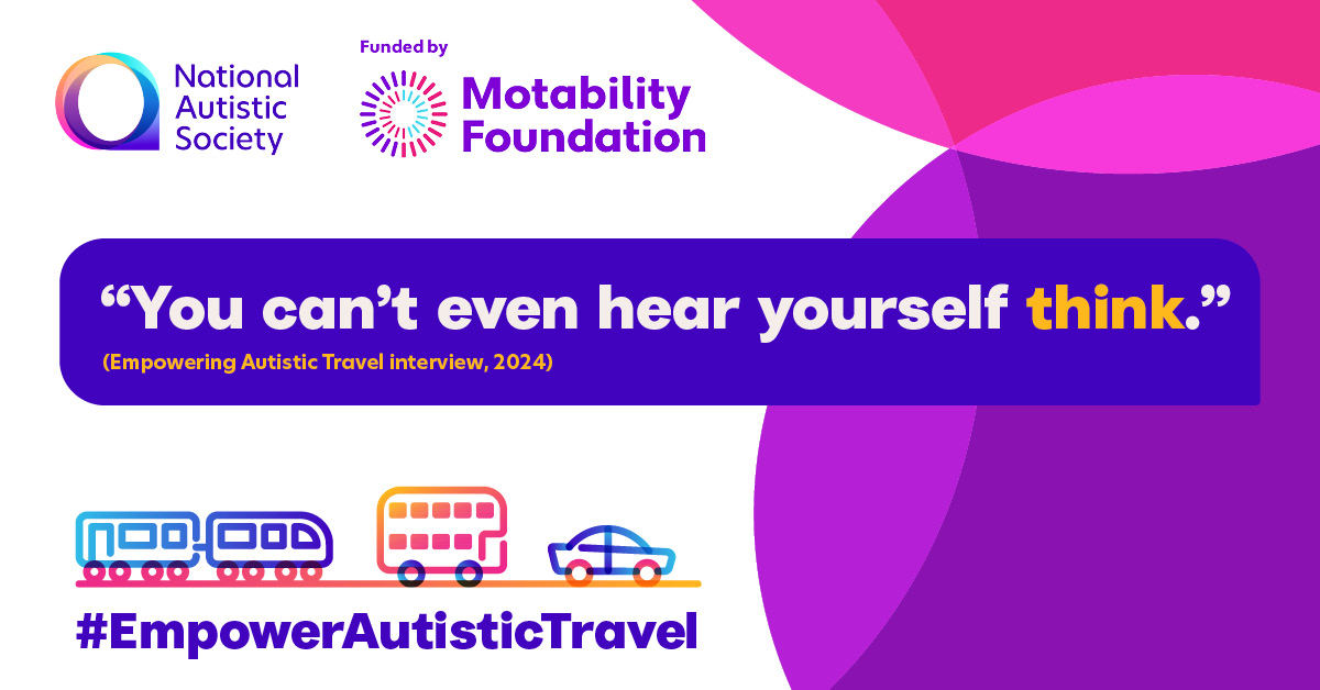 Autism's tweet image. Check out the new resources on transport barriers and solutions from our #EmpowerAutisticTravel project. Thanks to the Motability Foundation for their support: bit.ly/423bfNb