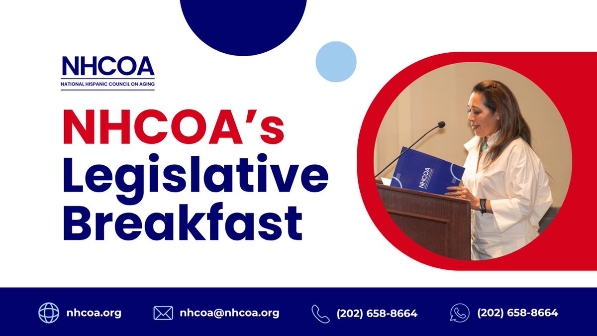 NHCOA's tweet image. 🎉 We’re LIVE! 
Welcome to NHCOA’s #LegislativeBreakfast, where health leaders, advocates &amp;amp; policymakers are coming together to address systemic barriers impacting Hispanic American communities. 
Tune in here: facebook.com/share/v/162VUD…