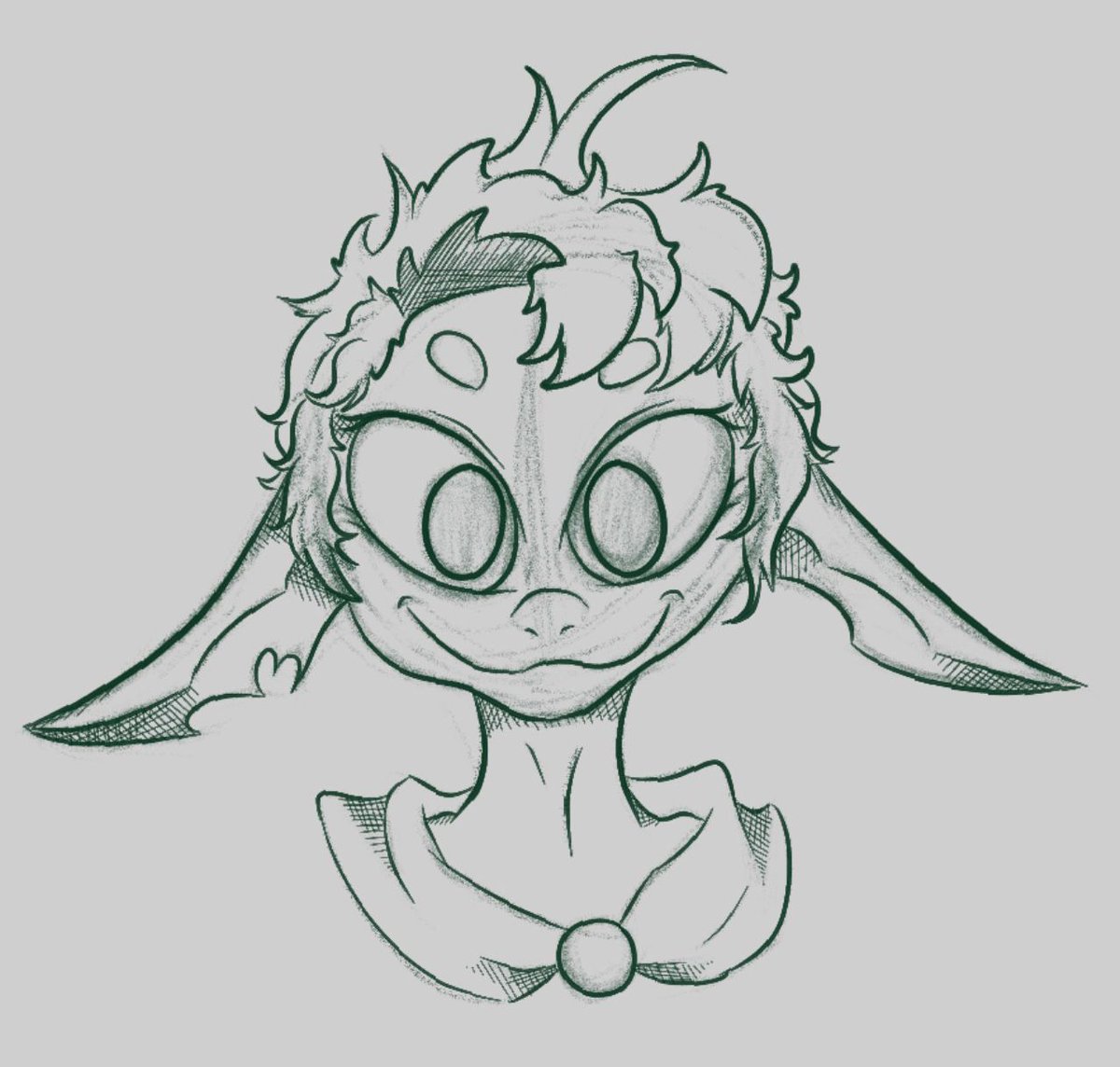 Here's a watercolor and sketch of my boi Sprigg! He's my character from a Drunk D&amp;D Campaign I'm in. Someday when my pc is fixed, I'll get the footage from those games back so I can finish editing and post the footage ; u ; 
#dnd #digitalart #art #goblin #sprigg #oc #ocart