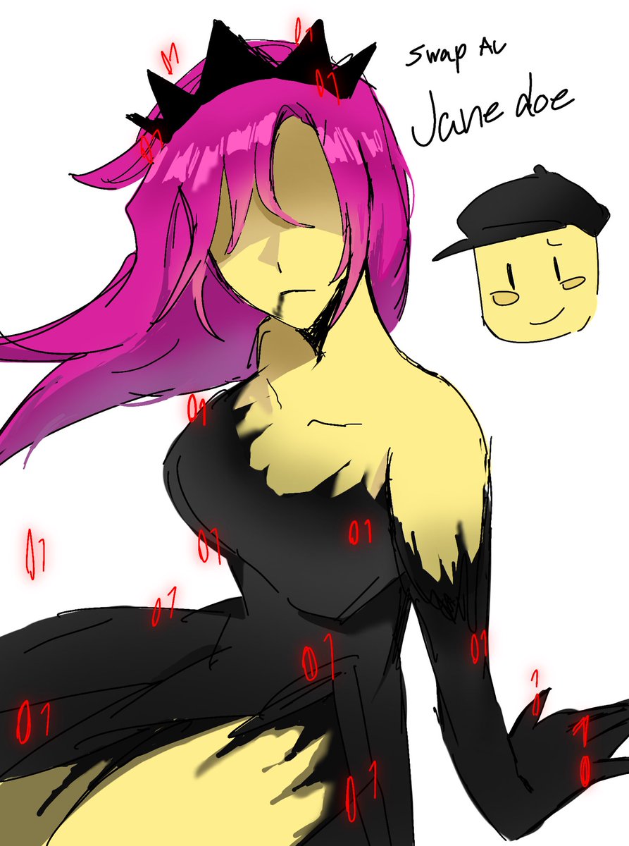 ririnekonya's tweet image. Does anyone know the artist who designed this Swap AU?
(I found this design on TikTok)
I am going to paint John Doe&apos;s Swap AU tomorrow.
#janedoe #JaneDoeRoblox #Forsaken #forsakenswap #ROBLOX