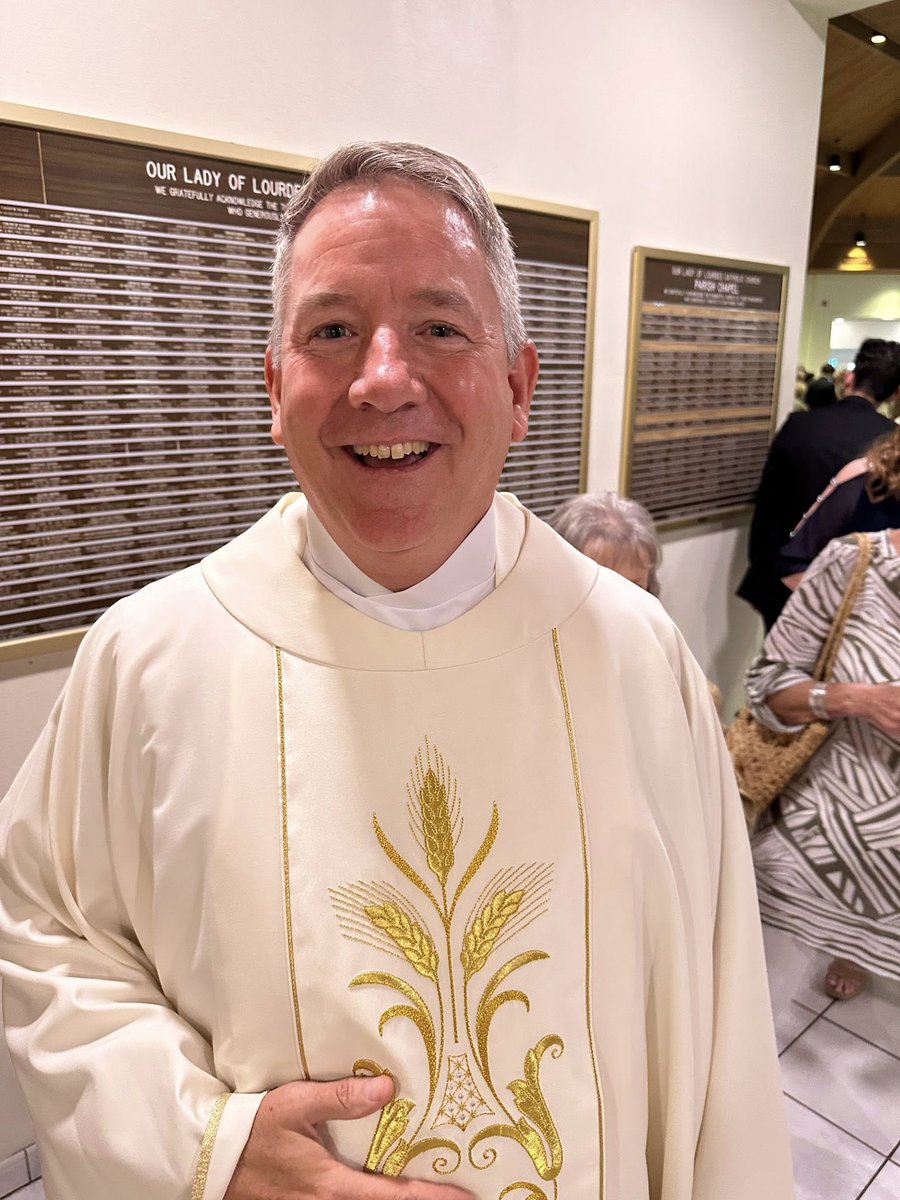 The Most Rev. Frank J. Dewane, Bishop of the Diocese of Venice in Florida ordained Pat Long '25 to the priesthood on Saturday, July 12th at Our Lady of Lourdes Parish in Venice, Florida.

The second of six children, Fr. Pat grew up a cradle Catholic in Sarasota, Florida and spent