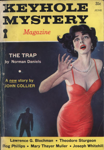 CornellWoolrich's tweet image. The June 1960 issue of Keyhole Mystery featured my story "I.O.U.", which was a reprint of "I.O.U. -- One Life" that appeared in the Nov. 1938 issue of Double Detective. A gangster saves the life of a cop’s daughter, but what does he expect to collect from the cop in return?