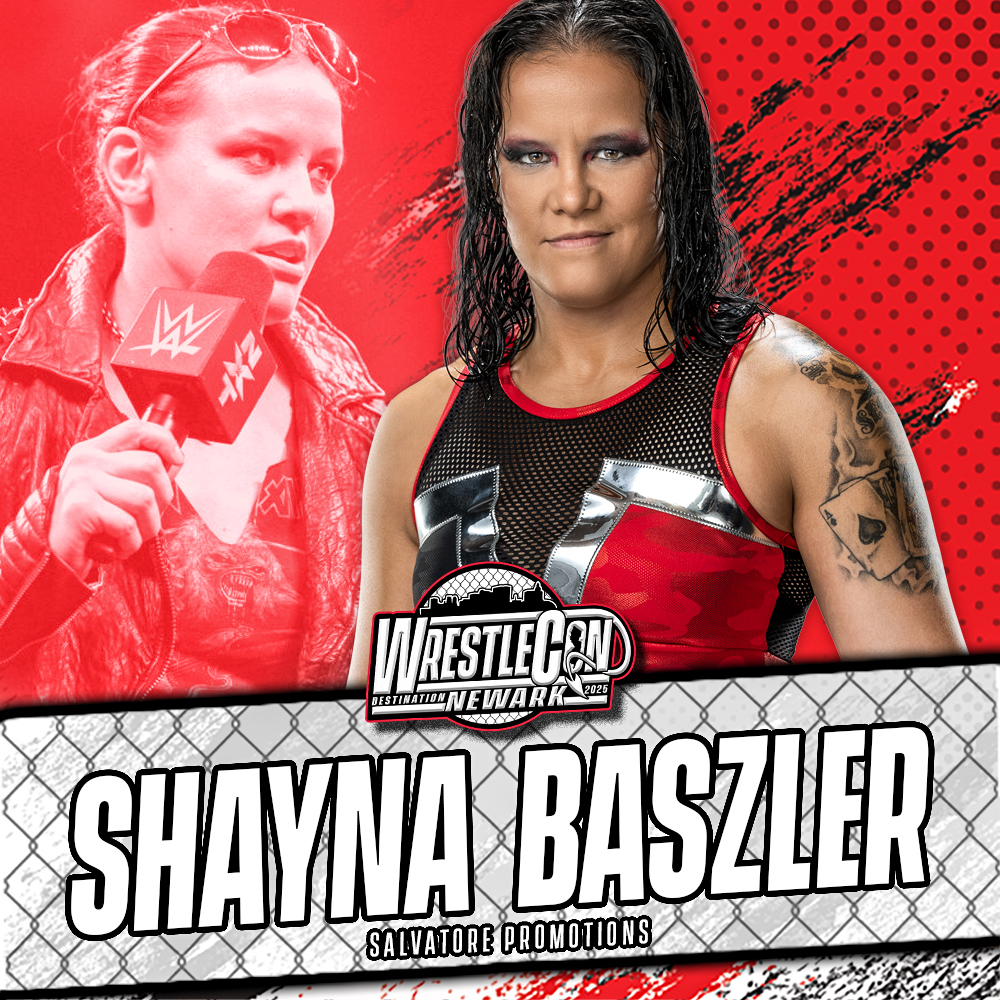 wrestlecon's tweet photo. Making her Wrestlecon Debut, please welcome Shayna Baszler. She will be attending Saturday only, her preorders are now available at
https://t.co/WEF9fYxIof https://t.co/OMJCy5pbiC