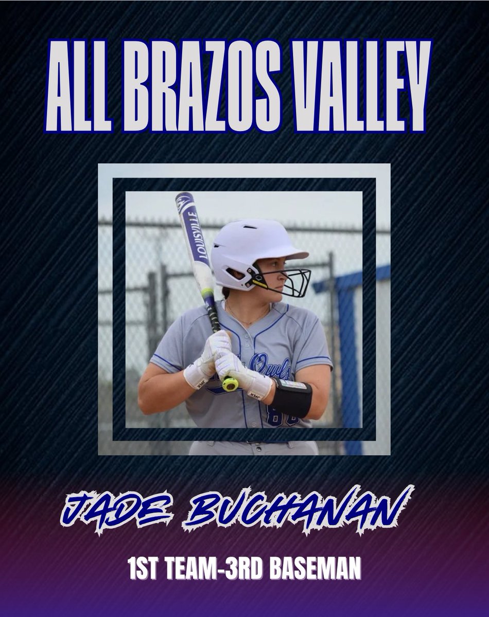Anderson Shiro π₯ (@asosoftball) on Twitter photo One more well earned honor for <a href="/Jade_Buchanan77/">Jade Buchanan</a> before she heads for the hills of Southern Arkansas. Congrats! <a href="/BrazosSports/">BrazosSports</a> #OwlFamily One more well earned honor for <a href="/Jade_Buchanan77/">Jade Buchanan</a> before she heads for the hills of Southern Arkansas. Congrats! <a href="/BrazosSports/">BrazosSports</a> #OwlFamily