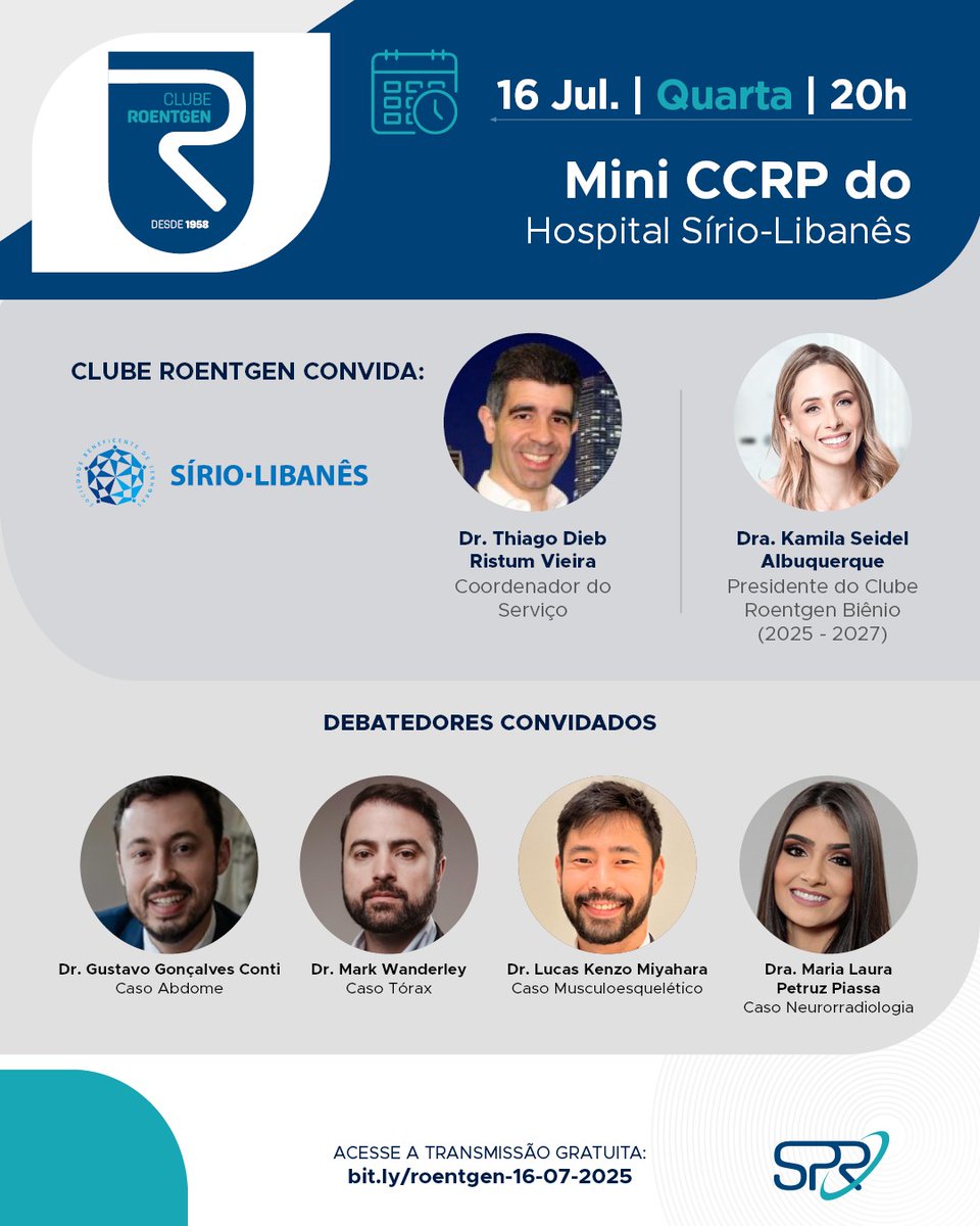 O próximo encontro do Clube Roentgen é nesta quarta-feira, 16 de julho, e contará com uma nova etapa da gincana para os participantes! Participe da reunião em bit.ly/roentgen-16-07…