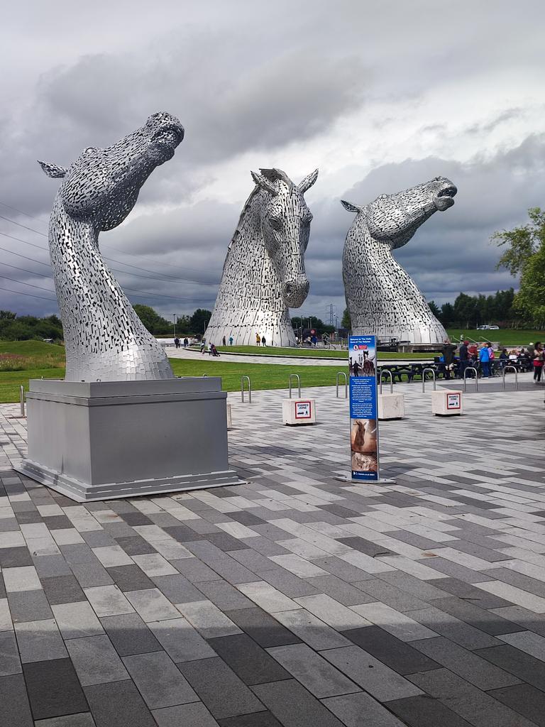 MrBonMot's tweet image. I've been in #Falkirk today visiting the #Spectacular #Kelpies Well worth a visit. #Scotland