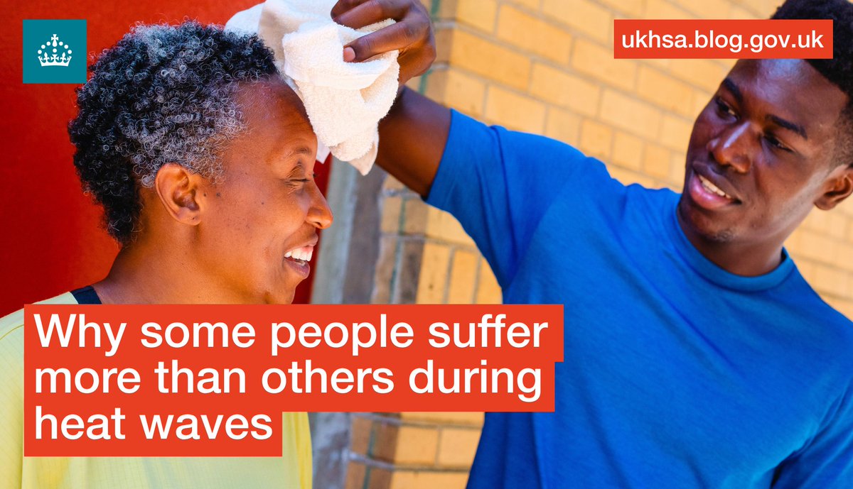 It’s cooler today, but the heat’s back later this week, and for some, that’s a real health risk. 😓
Our latest blog post has tips on spotting and treating heat-related illnesses, so you can be a good sun-maritan! 🌞
🔗 ukhsa.blog.gov.uk/2025/07/10/why…