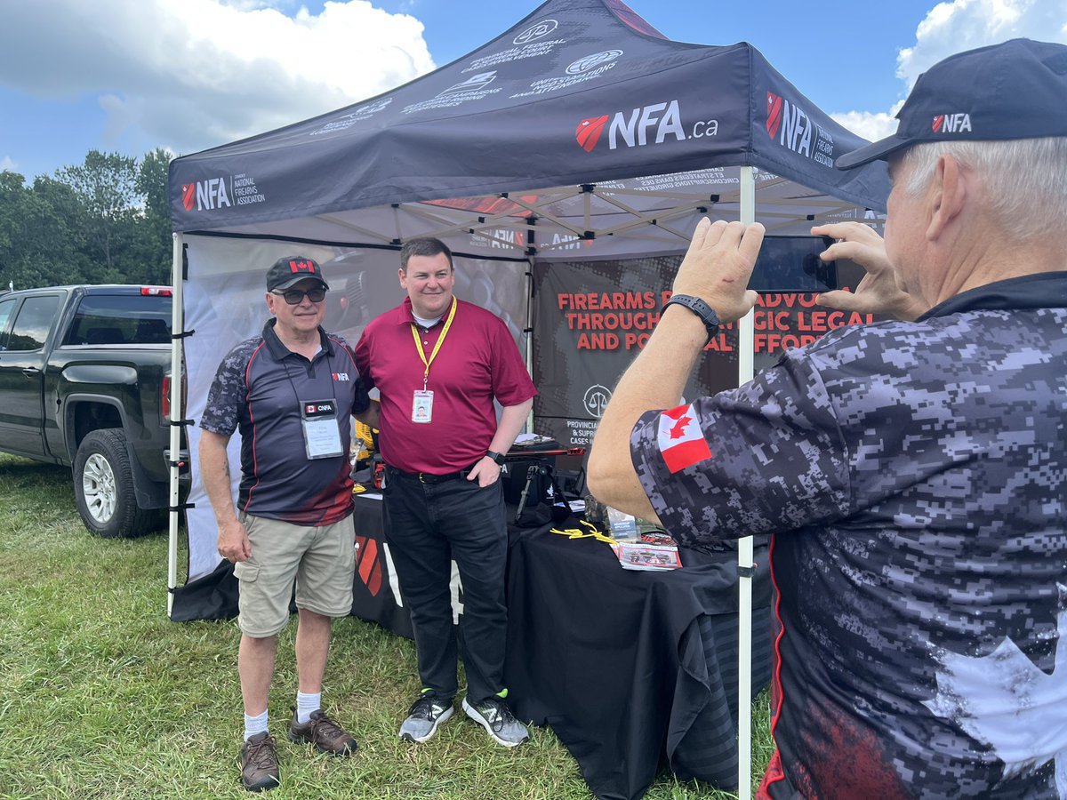 AndrewLawton's tweet image. Canada has some of the best sport shooters in the world. They are competitors, not criminals.
I enjoyed watching and meeting with participants of the @IPSCWorld Ontario Handgun Provincials at my home gun club, the East Elgin Sportsmen’s Association.