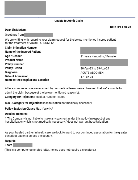 BeshakIN's tweet photo. 🚨Insurer vs Doctor

One said hospitalisation wasn’t needed. ❌
The other said it was urgent. 💉

Caught in the middle? A 21-year-old girl &amp; her family. 😟

Find out how one Expert helped turn a double claim rejection into a win 💪
In today’s #ExpertsFightClaims 👇 https://t.co/3hnaxVX7Wc