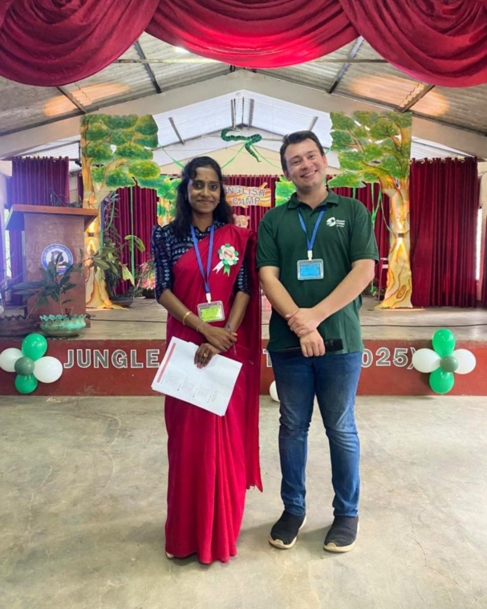 PeaceCorps's tweet image. It’s World Youth Skills Day! 🙋🏽 

In Sri Lanka, Volunteers and counterparts hosted a jungle-themed English camp for language practice that turned into a joyful, community-wide effort to help students build the skills they need to be confident and successful adults. Check out the…