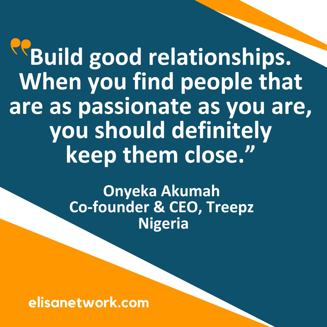 #Learn more from ELISA Luminaries and #Africa focused leaders like Onyeka Akumah CoFounder/CEO of Treepz ltd, #Nigeria and read his article on the ELISA Portal: elisanetwork.com/news/onyeka-ak…