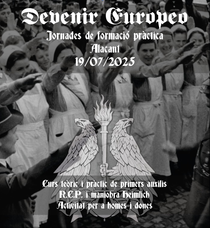 🚩Jornades de formació pràctica, #Alacant: Curs teòric i pràctic de primers auxilis RCP i maniobra Heimlich. Activitat per a homes i dones.

📅 Sábado 19 de julio ¡Acude!  Devenir•Europeo•Levante