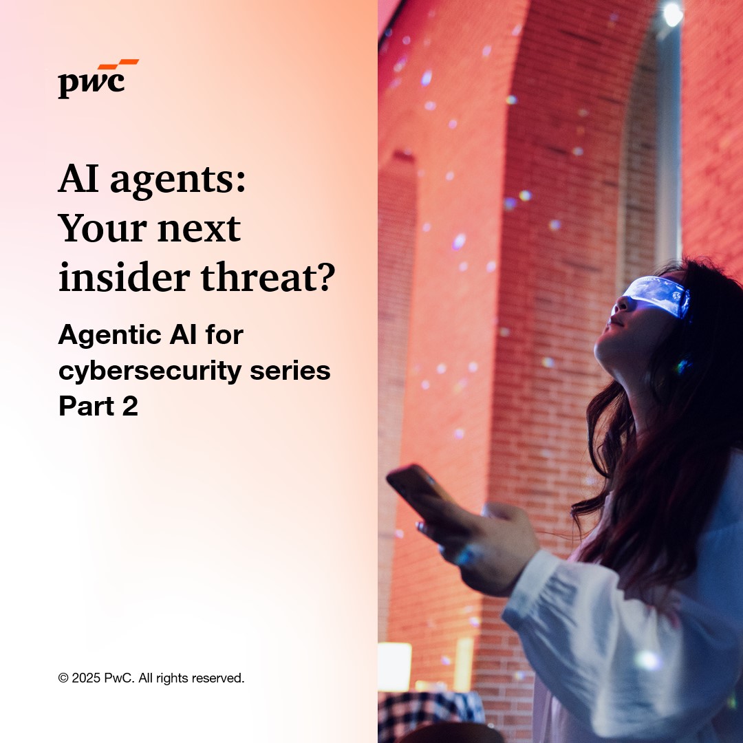 Autonomous systems with deep access and decision-making power raise a new kind of insider risk, especially if compromised or misaligned. Learn more. pwc.to/466AfH2