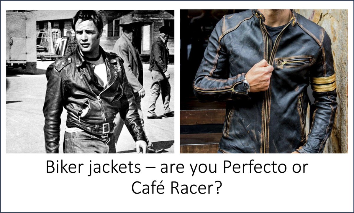 What's your biker style? Perfecto or Cafe racer? We have vintage quality of both at Devoted2Vintage at vintage prices too...