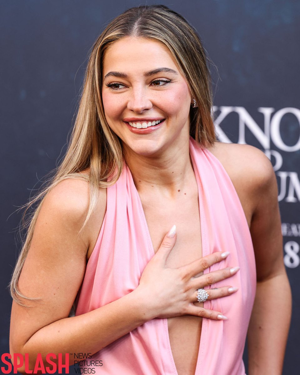 Madelyn Cline looks stunning as she attends the 'I Know What You Did Last  Summer' reboot premiere wearing a pink Conner Ives SS25 RTW dress