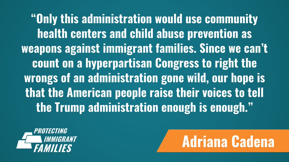 PIFCoalition's tweet image. The Trump administration has scheduled a notice for publication in the Federal Register that effectively denies lawfully present immigrants access to public health programs, like services for survivors of child abuse & domestic violence. Our statement: pifcoalition.org/news/trump-not…
