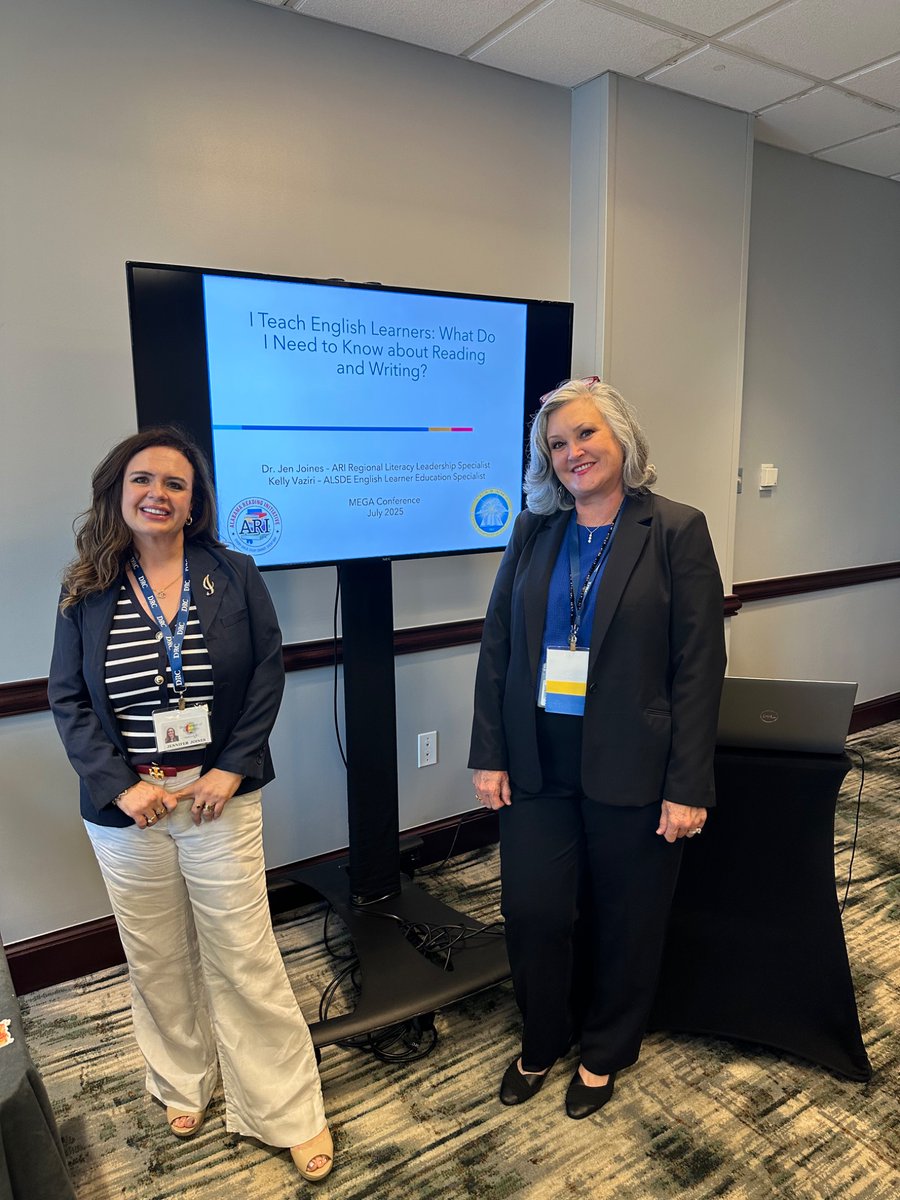 The MEGA Conference is off to a great start! Come see the ALSDE EL Team this week if you’re here!