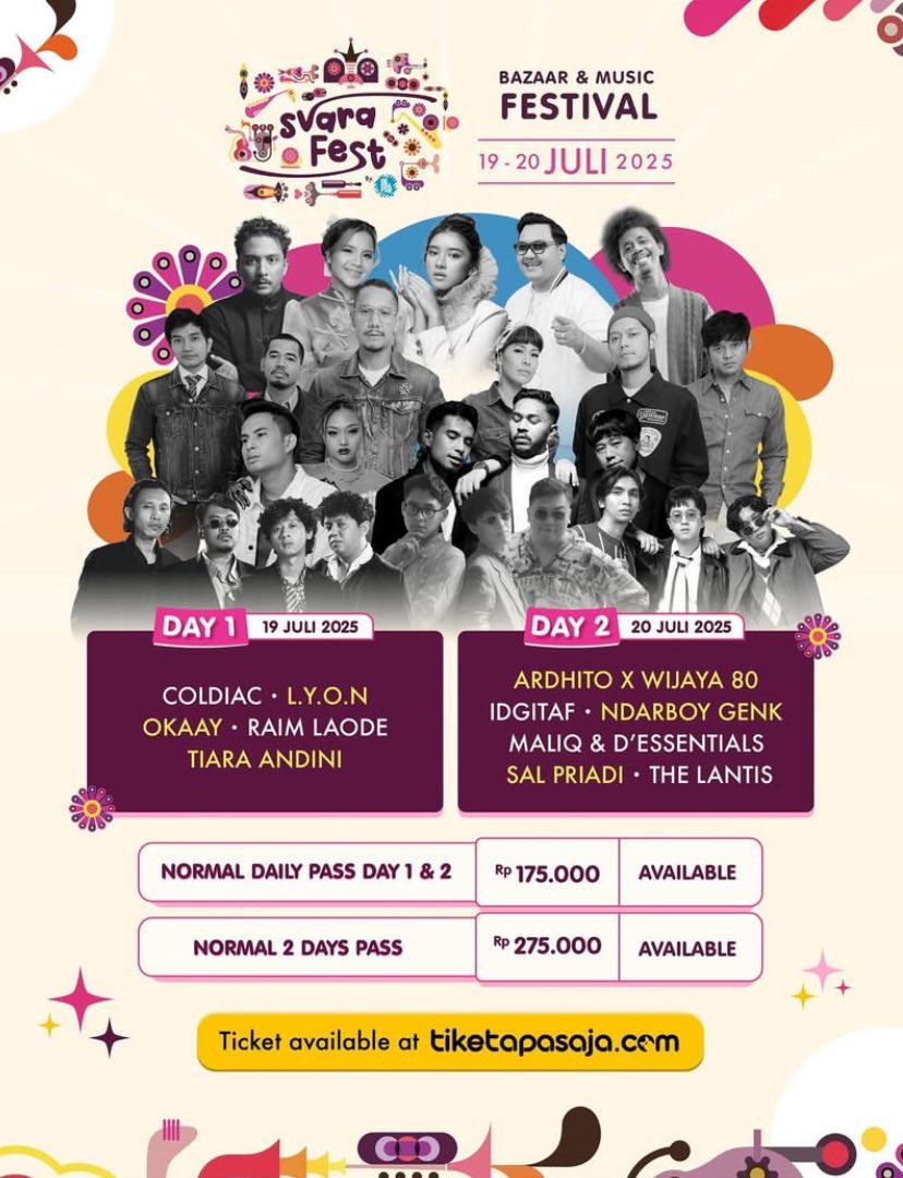 WTS TICKET SVARAFEST 19 - 20 JULI di STADION BASEBALL GBK

DAY 1
DAY 2
COD VENUE WB

Idgitaf sal priadi okaay tiara andini maliq #konsermusik #konser #zonauang