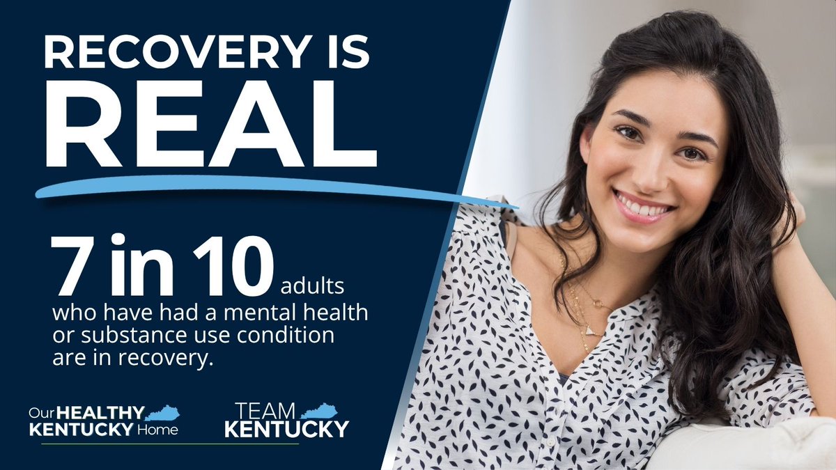 JusticeKentucky's tweet image. Recovery is real and possible. Find recovery resources for yourself or a loved one by visiting findhelpnow.org/ky. Join the #OurHealthyKyHome campaign today by visiting OurHealthyKyHome.ky.gov