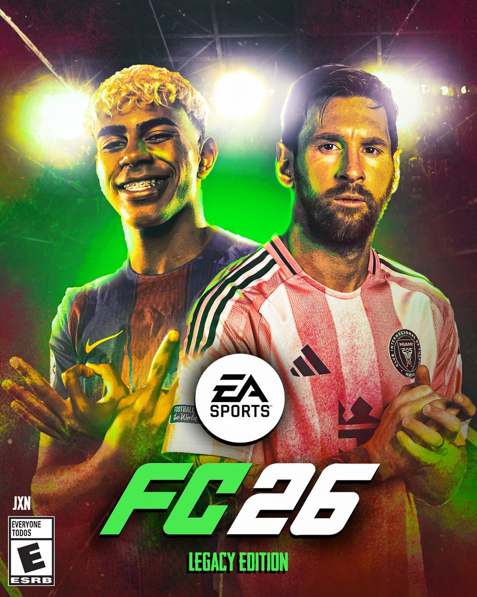 JXNDesigns's tweet image. EA FC 26 or FIFA 26 cover concept.
Legacy Edition