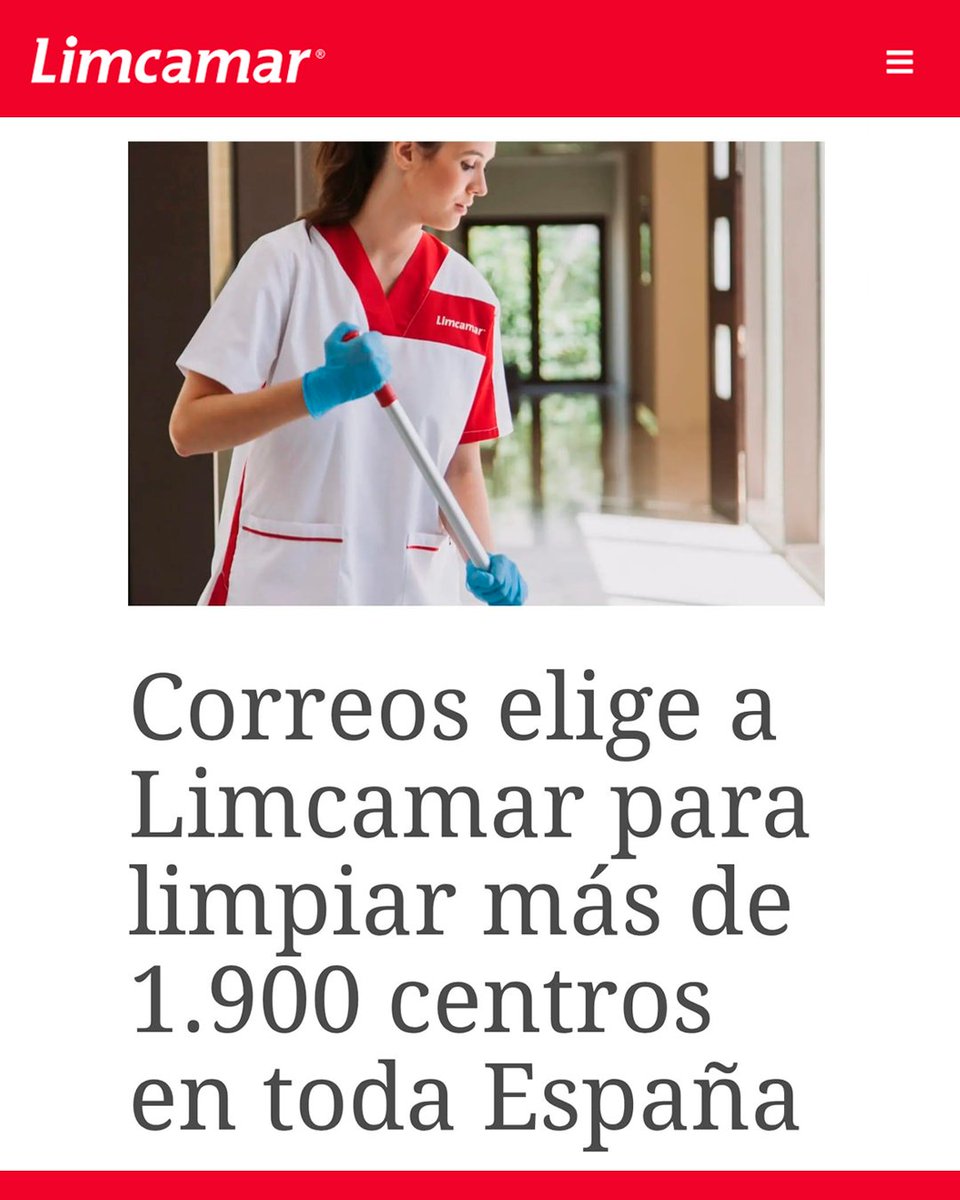 limcamar's tweet photo. 🚨 ¡Gran noticia! Gracias a esta adjudicación, más de 900 personas se han incorporado a nuestra plantilla, superando los 10.500 empleados y consolidándonos como la quinta empresa del sector en España.

Lee la noticia completa aquí: https://t.co/hfnBKMdCQa https://t.co/dTIGMWfv8B