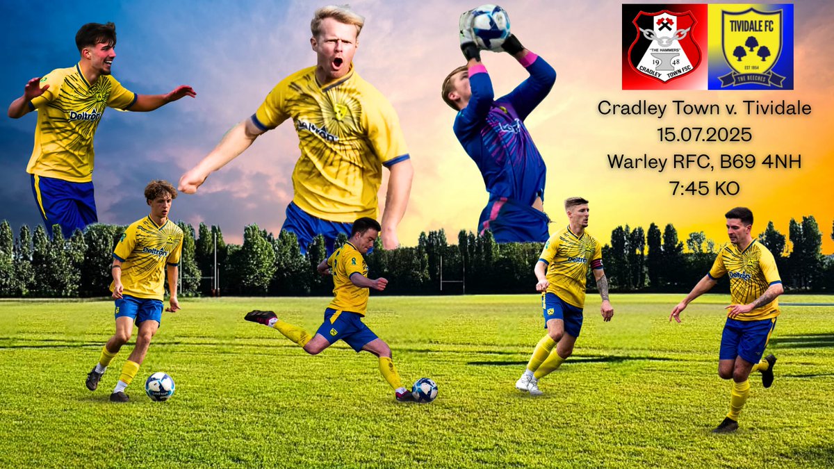 Tividale FC ๐๐ (@tivifcofficial) on Twitter photo ๐จ๐๐'๐ ๐๐๐๐๐๐๐๐!๐จ
Come watch the lads TONIGHT at Warley Rugby Club as we take on <a href="/CradleyTown_FSC/">CradleyTownFSC</a> at 7:45pm. Any support will be much appreciated as always ๐๐
#TiviFamily #JustPlay ๐จ๐๐'๐ ๐๐๐๐๐๐๐๐!๐จ
Come watch the lads TONIGHT at Warley Rugby Club as we take on <a href="/CradleyTown_FSC/">CradleyTownFSC</a> at 7:45pm. Any support will be much appreciated as always ๐๐
#TiviFamily #JustPlay