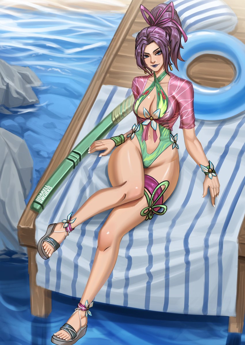 darellworks's tweet image. Psylocke Summer 🌊🌅🦋
#MarvelRivals #Psylocke