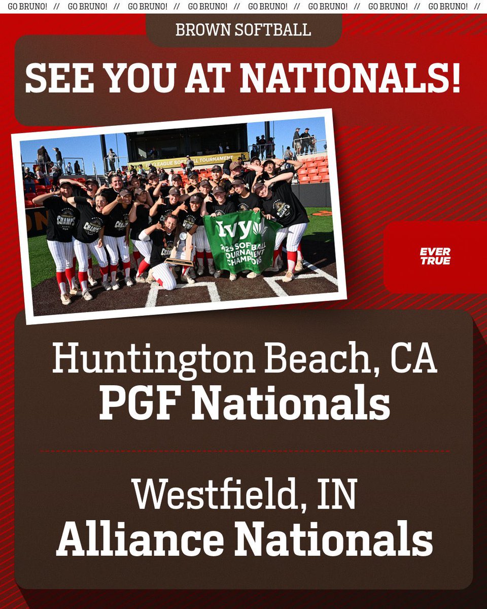 BrownU_Softball's tweet image. Ready to see everyone compete! Let’s finish the summer strong….
Drop the schedules ⬇️🔥
#AnswerTheCall🏆 #evertrue🐻