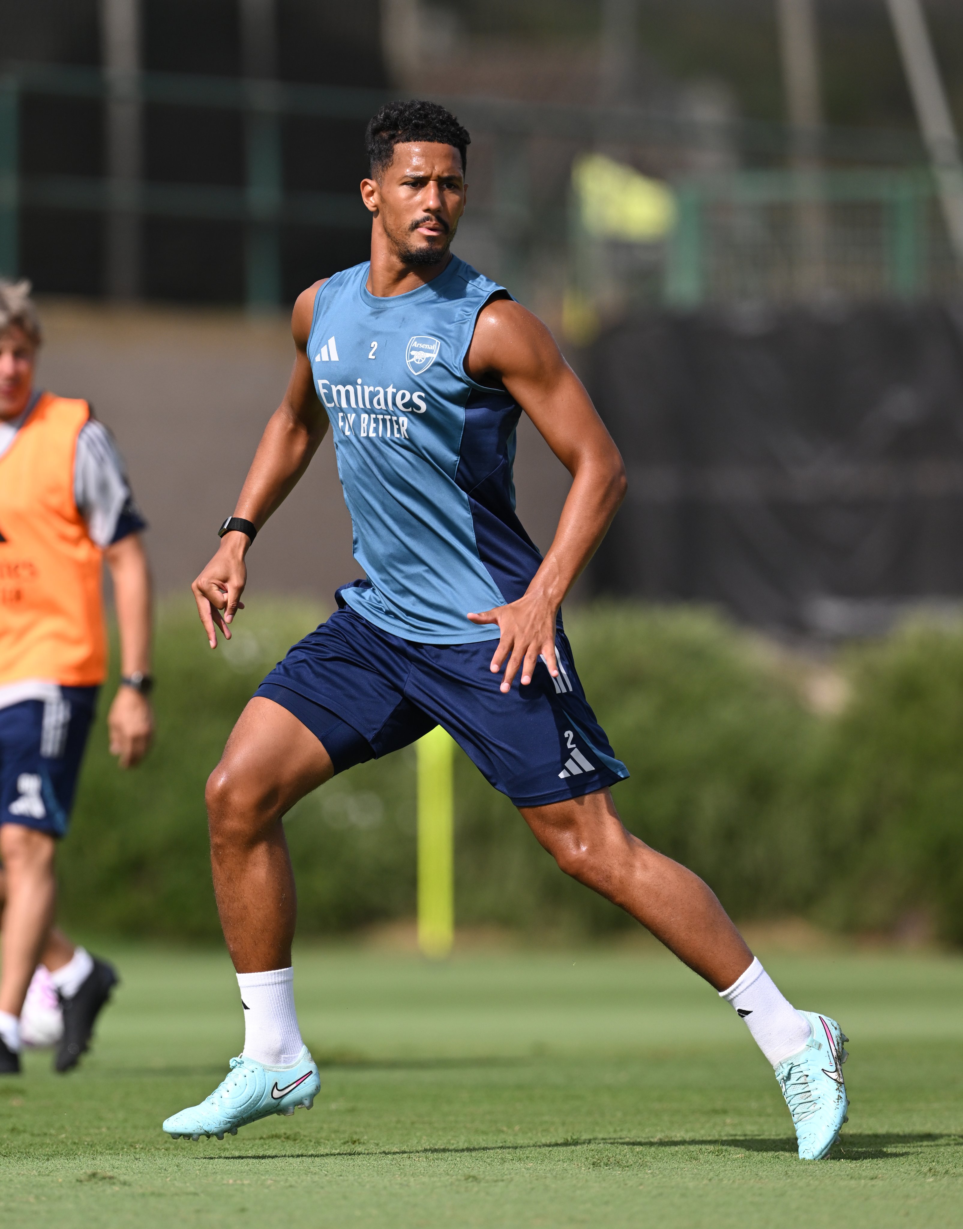 William Saliba in training.