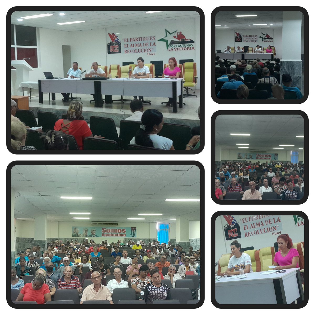 Se reúne el buró del Comité Municipal del Partido Comunista de Cuba con los Secretario Generales de las organizaciones de base de los consejos populares 1,2,6,7, 14 y15