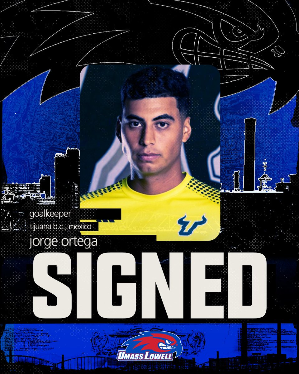 RiverHawkMSOC's tweet image. Adding one final River Hawk to the nest 👊
Welcome to Lowell, Jorge!
#UnitedInBlue | #AEMSOC