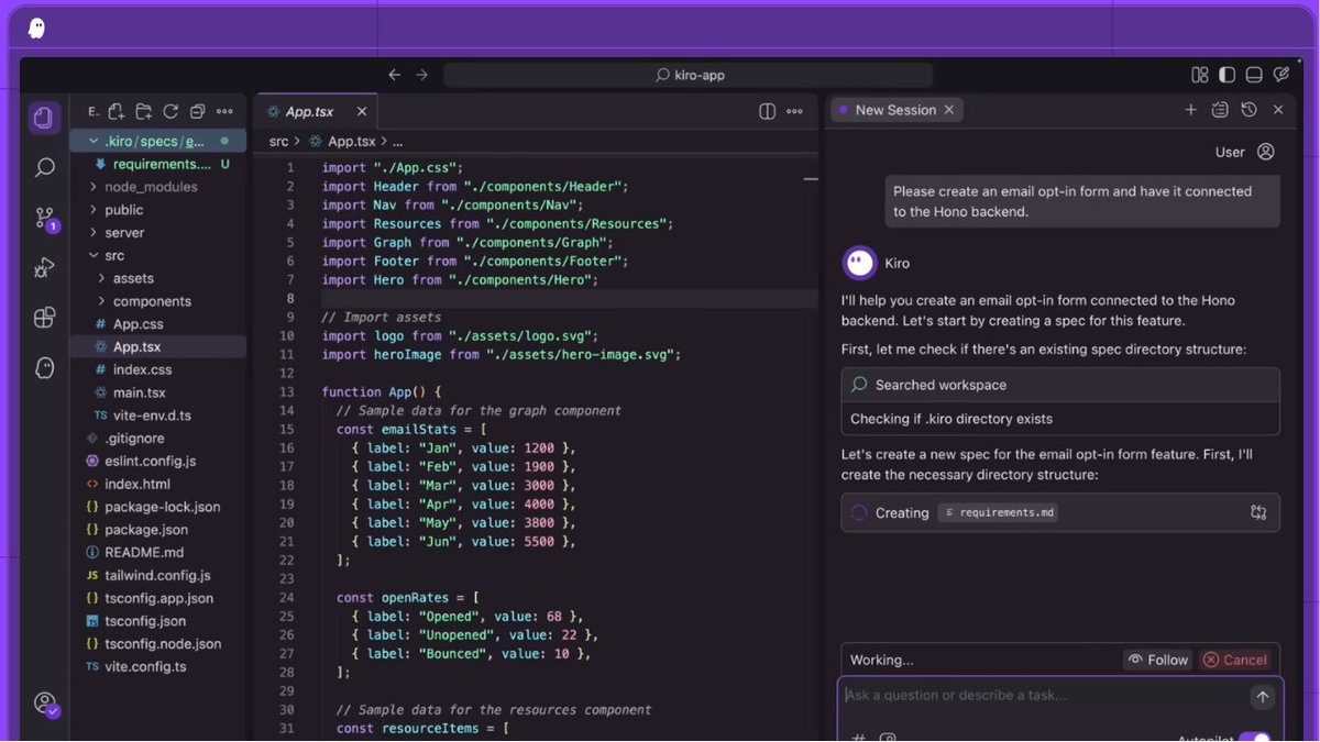 vspinmaster's tweet image. Amazon Kiro AI IDE Released in Preview Download it Now! #amazonkiro #aiide #vibecoding #homelab #devops virtualizationhowto.com/2025/07/amazon…