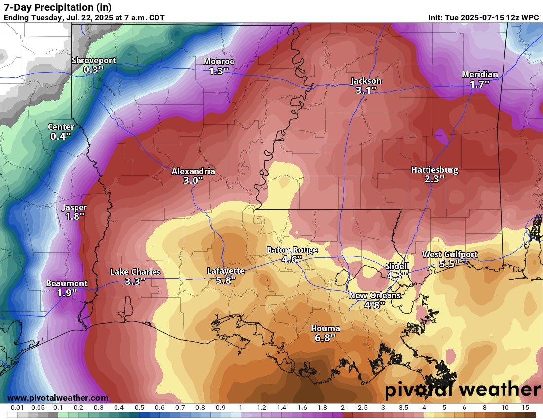 TheEyewallWx's tweet image. As more and more flooding continues this summer, we look at things in historical context, and we take a look at what occurred in New Jersey yesterday. Meanwhile, it appears Invest 93L will be a flooding risk in Louisiana later this week. More: open.substack.com/pub/theeyewall…