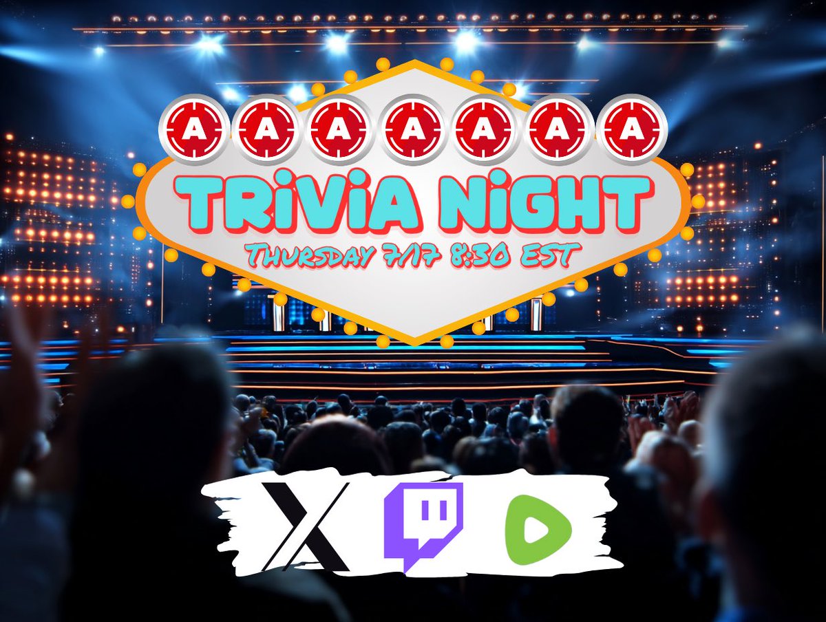 AimControllerss's tweet image. 🚨 TRIVIA NIGHT IS BACK! 🚨
Join us LIVE this Thursday (7/17) at 8:30PM EST for another round of chaos, prizes, and controller knowledge you think you have 👨🏫
📺 Streaming on X, Twitch, and Rumble
Don’t miss it 👀🎮