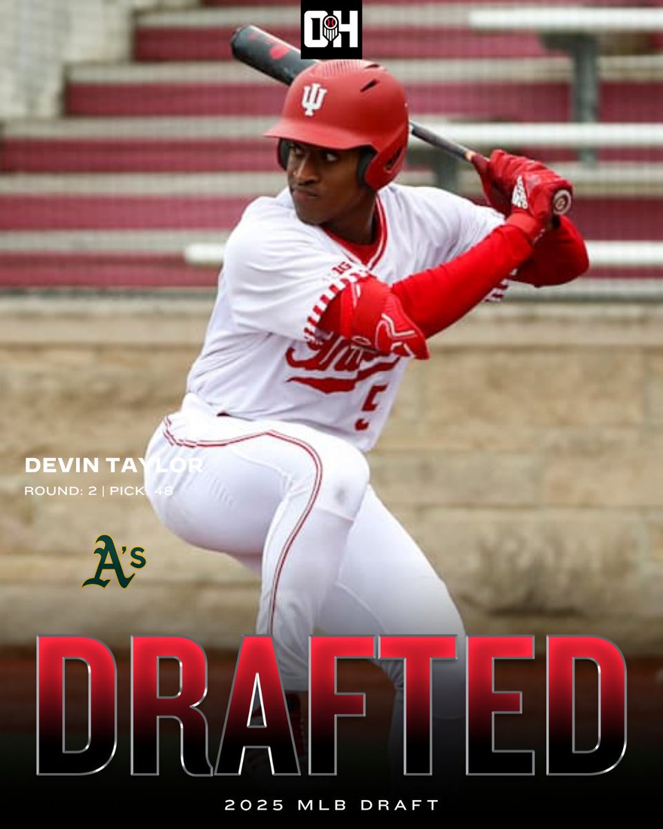 Congrats to Devin Taylor (LaSalle HS) on being selected by the <a href="/Athletics/">Athletics</a> in the 2nd round of the MLB Draft

Devin became the highest drafted outfielder in Indiana University program history

<a href="/devindadude_4/">Devin</a> | <a href="/lancersbsb/">La Salle Baseball</a> | <a href="/IndianaBase/">Indiana Baseball</a> | #MLBDraft25