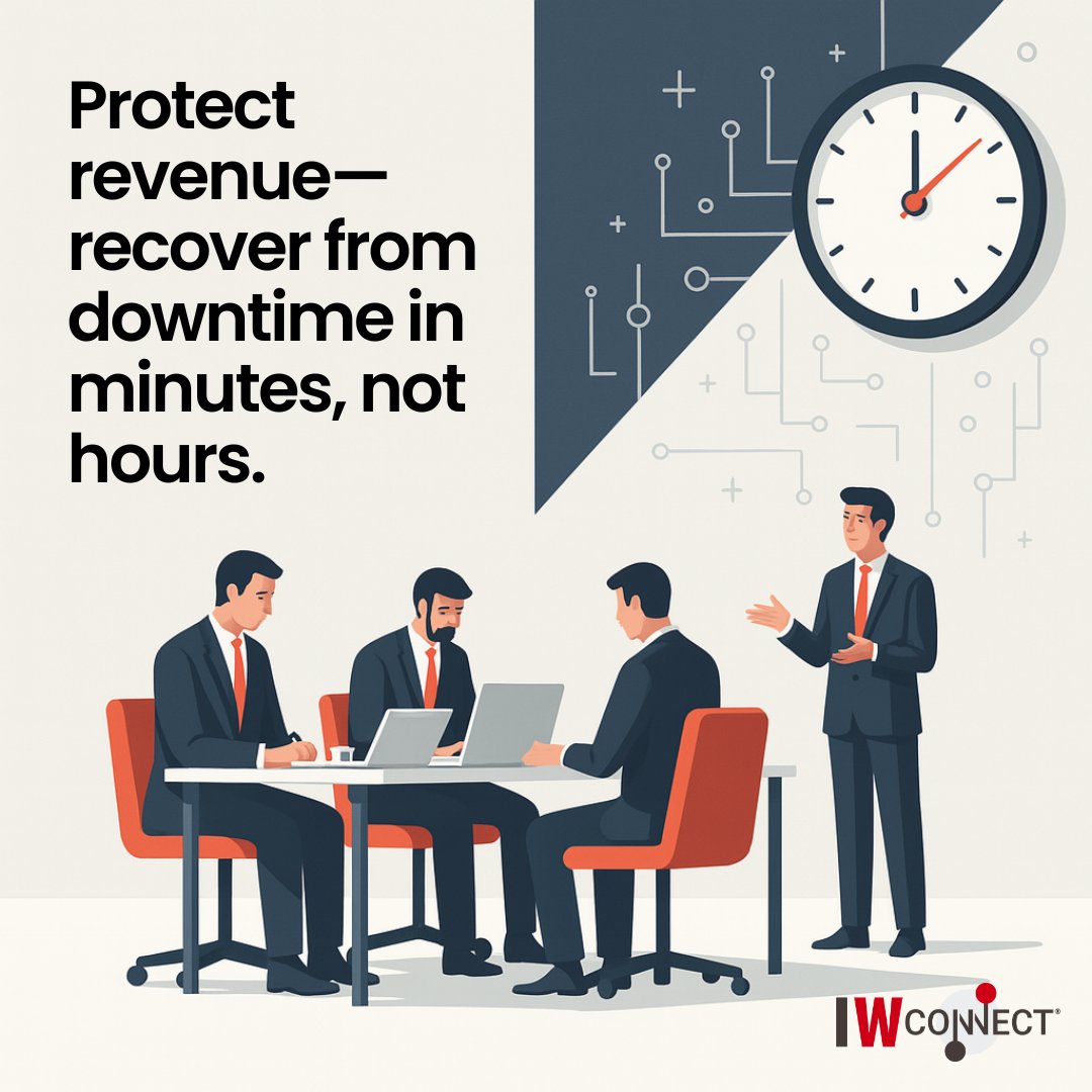 Downtime bleeds $9 K a minute and crushes trust. 

Our real-time replication + monthly DR tests deliver 15-min RTO, 2-min RPO. It’s continuity you won’t notice—because nothing breaks. 

Calculate your risk &amp; see the fix 👉 tinyurl.com/yb2nj2hw