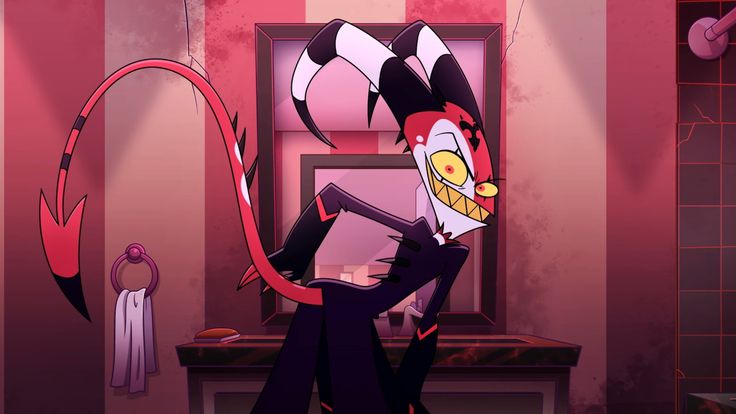 HelluvaHolly's tweet image. Make that bird squawk 😏✨🦉 #Blitzø #Stolas #HelluvaBoss