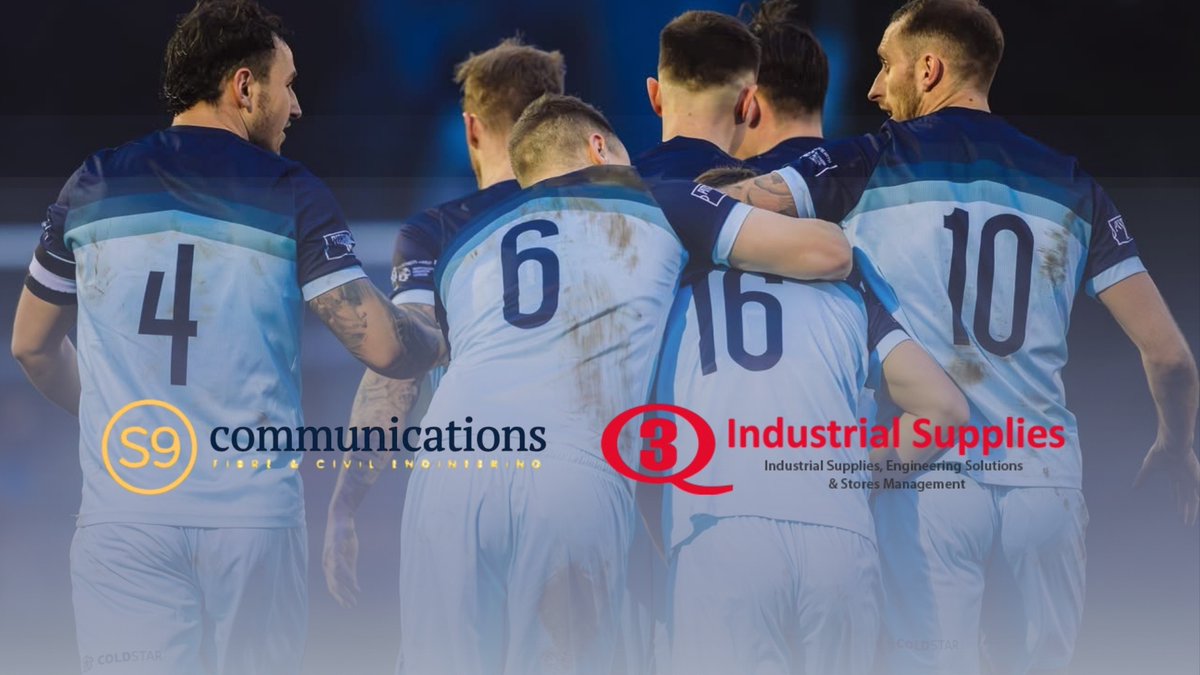 New Season, New Kit Partners |

We’re excited to welcome S9 Communications and 3Q Industrial Supplies as our Official Away Kit for the 2025/26 season.

The new kits can’t come soon enough - and yes, we’ve got a full media release planned to show them off properly 👀

Read more: