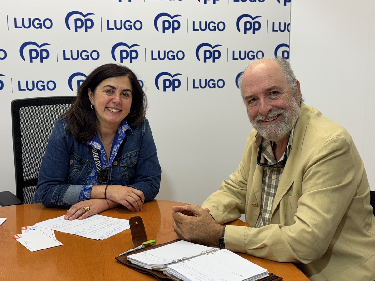 ElenaCandiaLu's tweet photo. Mantiven un encontro co presidente da Federación Galega de Caza Luis Fidalgo, para analizar as necesidades do sector en #Lugo. https://t.co/PHcay3GBvv