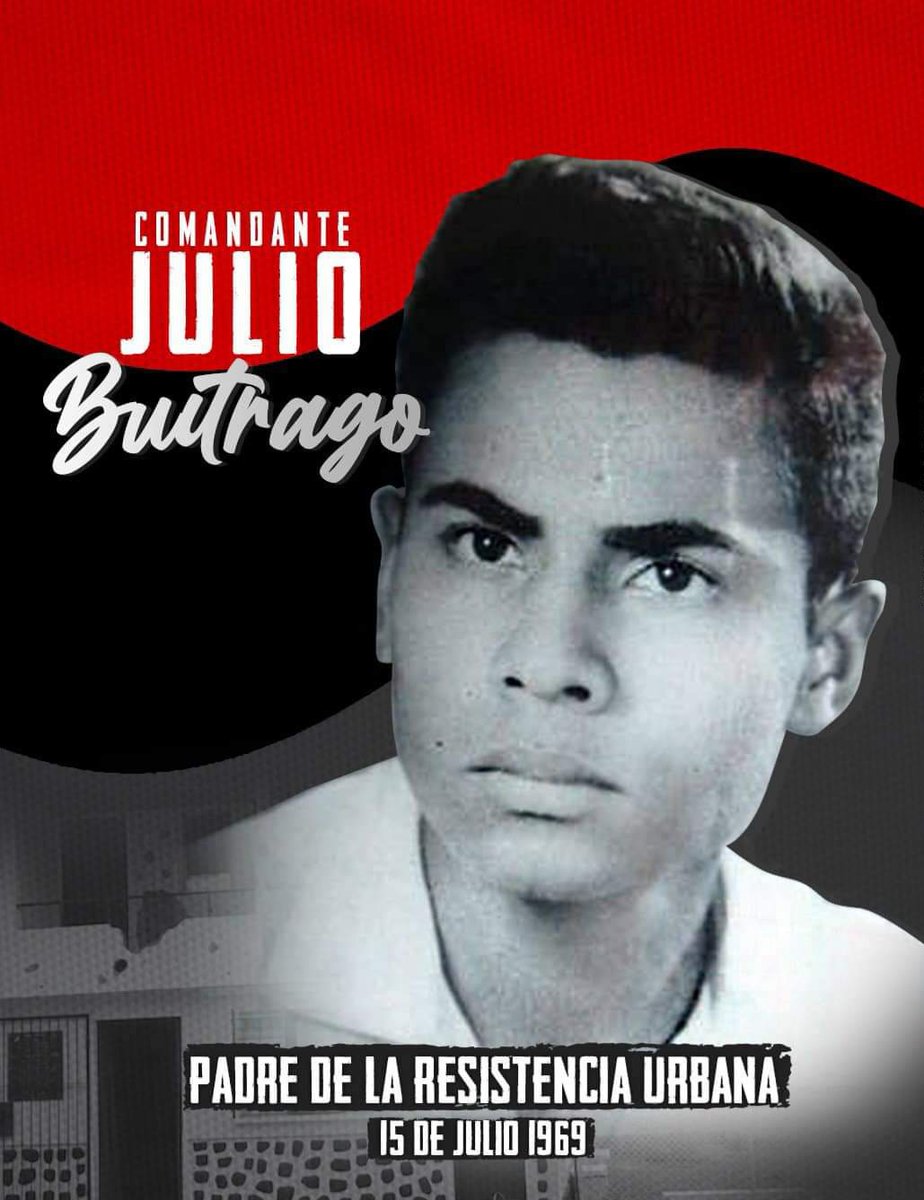 💥NICARAGUA 🇳🇮 
LA RESISTENCIA URBANA✊️❤️🖤

15 Julio 1969, cae en combate el Comandante Julio Buitrago Urroz.

Honor y honra a Julio Buitrago, ejemplo de convicción revolucionaria, para las nuevas generaciones de jóvenes sandinistas, que hoy luchan en la patria Libre y Bendita