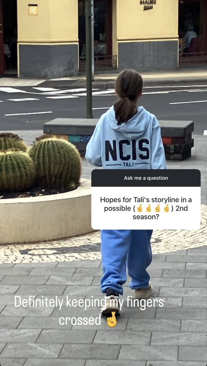 NCISTivaFans's tweet image. Our fingers are also crossed for Season 2!
IG: islagie
#NCISTonyAndZiva #Tiva #NCISVerse