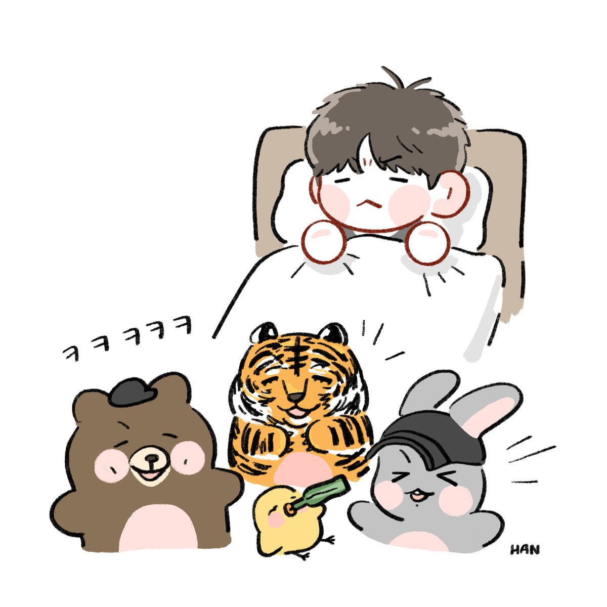 🐱：（=ㅅ=；）