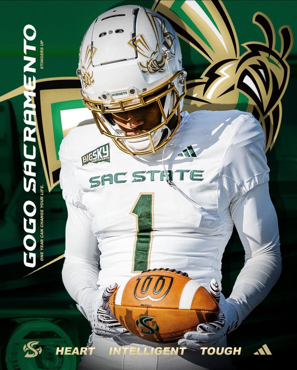 JaHeisman's tweet image. After a Great Conversation with coach @lem_adams I am grateful to have received an offer from Sacramento State University.
@brennanmarion4 @Coachkmerch
@coachsidkrish @CJPollard1 @centurions_fb @Aspirationsgym @BrandonHuffman @247recruiting @On3sports @EdwardsCBS @SWiltfong_…
