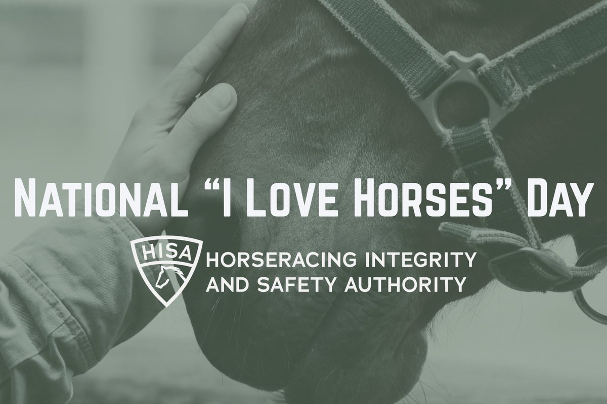 hisa_us's tweet image. On this National #ILoveHorsesDay, let’s remember our shared goal of promoting the safety and welfare of our Thoroughbred athletes to make a better sport for all.
#Horseracing