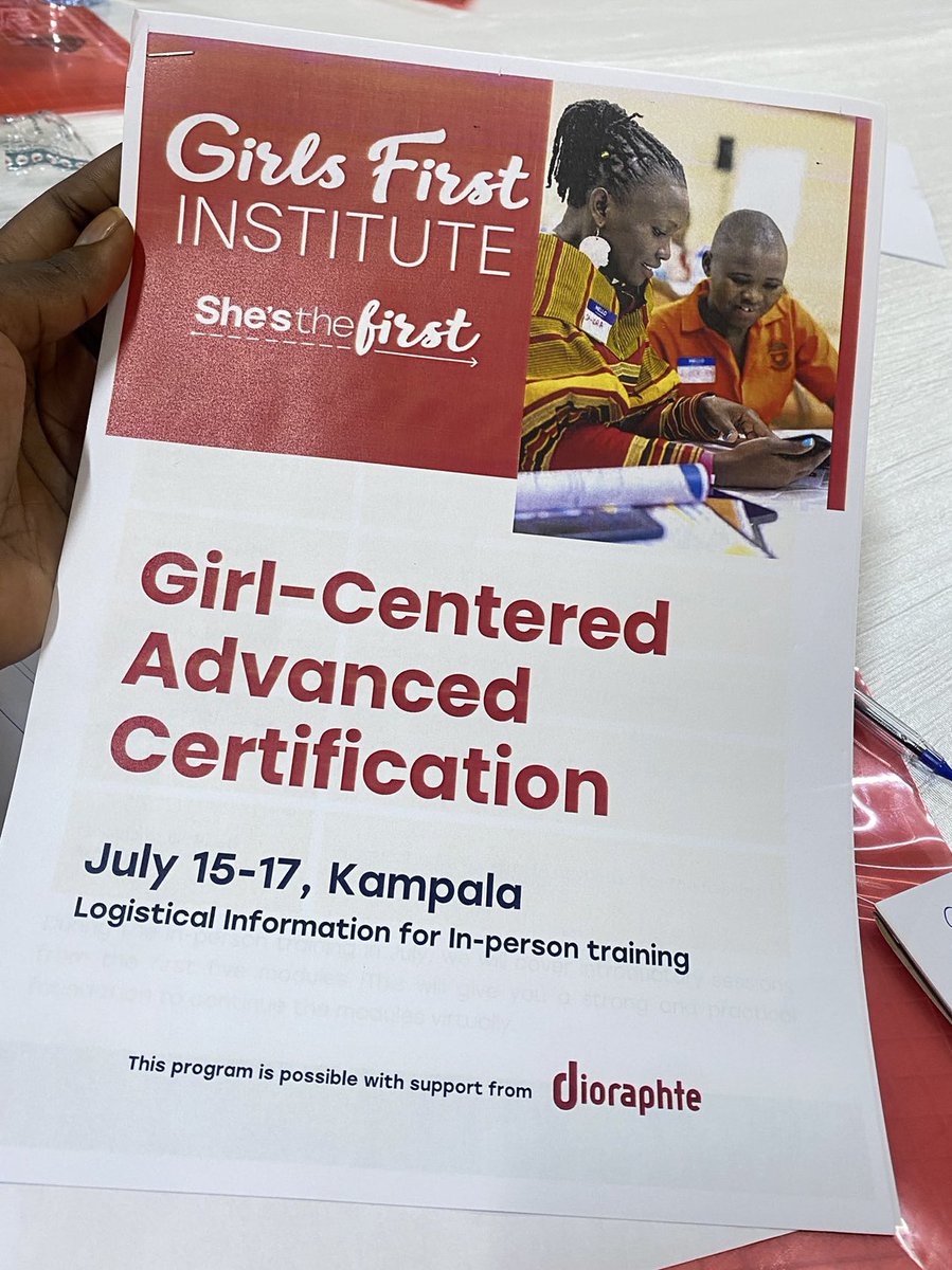We are thrilled to be participating in the ongoing Girl Centered Certification training organized by <a href="/shesthefirst/">She's the First</a> alongside other Community Based Organizations in Uganda working to advance the rights of girls. We look forward to having fruitful deliberations.  <a href="/ceci_arriaza/">Cecilia Arriaza</a>