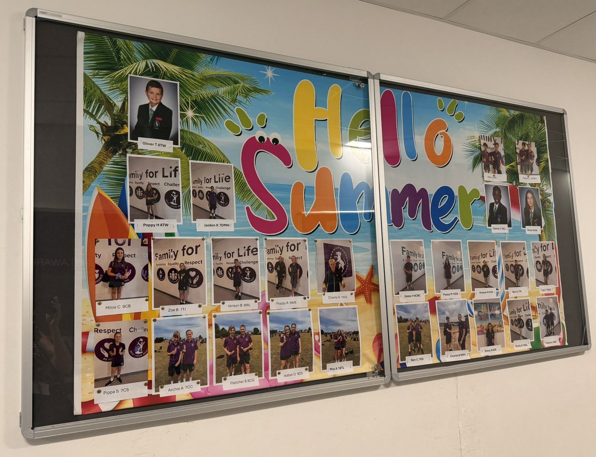 Hall Mead School (@hallmead) on Twitter photo Wow!!!! The summer attendance board is filling up - attend today, succeed tomorrow 💜⭐️
Great work guys 🍦🍦🍦🍦
<a href="/elatrust/">Empower Learning Academy Trust</a> <a href="/HallMeadPastor1/">@HallMeadPastoral</a> <a href="/MattDronfield/">Matt Dronfield</a> Wow!!!! The summer attendance board is filling up - attend today, succeed tomorrow 💜⭐️
Great work guys 🍦🍦🍦🍦
<a href="/elatrust/">Empower Learning Academy Trust</a> <a href="/HallMeadPastor1/">@HallMeadPastoral</a> <a href="/MattDronfield/">Matt Dronfield</a>