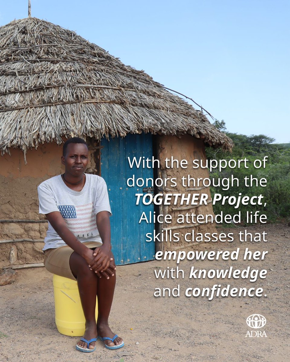 adracanada's tweet photo. Orphaned. A young mother of two. Forced out of school.
But Alice found hope through the TOGETHER Project. She actively encourages girls in her village to prioritize education and make wise decisions about their futures. 
#EmpowerGirls #ADRA #TOGETHERProject #GirlsEducation https://t.co/ttdPjrTY9n