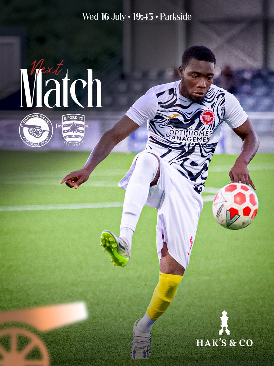 Free entry for tomorrows game under the lights against <a href="/IlfordFC1881/">Ilford FC</a> 💪