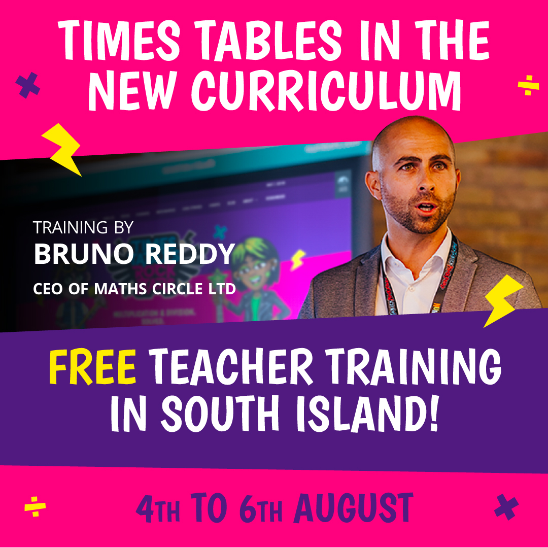 TTRockStars's tweet image. South Island kaiako! We're running free PD workshops focused on Times Tables in the New Curriculum.
🗓️ 4 to 6th August
📍 Invercargill, Gore, Dunedin, Oamaru, Timaru and Burnham (Christchurch)
What will be covered in the training?
✅ Times tables and the 2025 NZ maths…