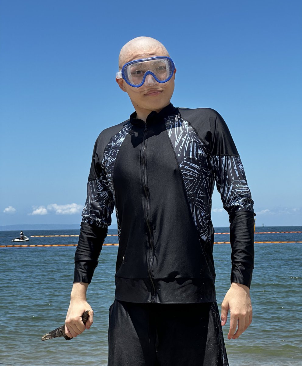 NendooMAN's tweet image. 海に来た